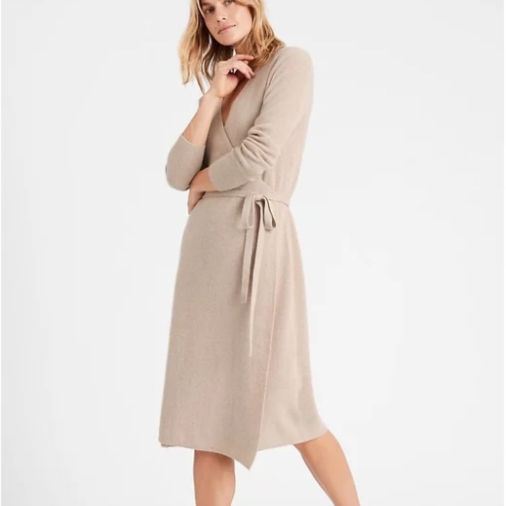 Banana Republic Wrap Sweater Dress